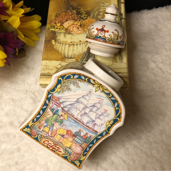 Sadler, The World Of Tea Collection "Tea Clipper Caddy” Excellent Vintage Cond. - Picture 16 of 16